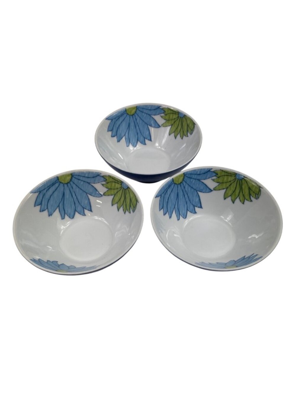 Mikasa Eclipse Fine China #5794 Beau Bounty 5" Dessert/Fruit Bowls Set Of 3